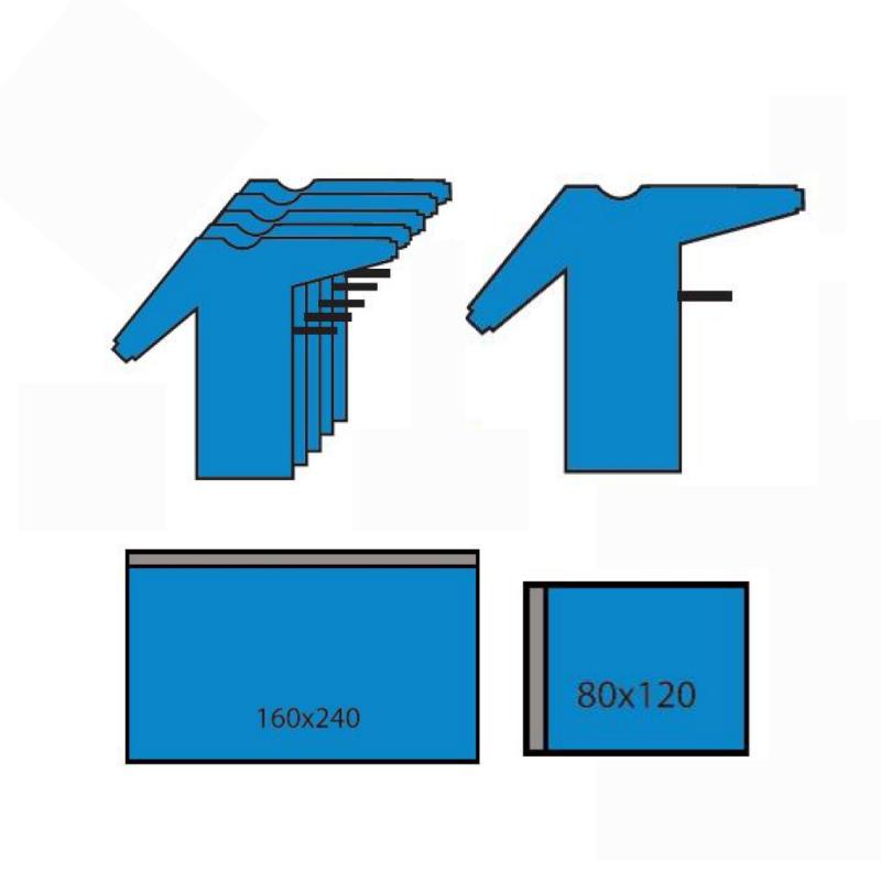 Комплект одягу та покриттів операційних № 12, стерильний, одноразового використання, ТМ «АХІЛЛ»